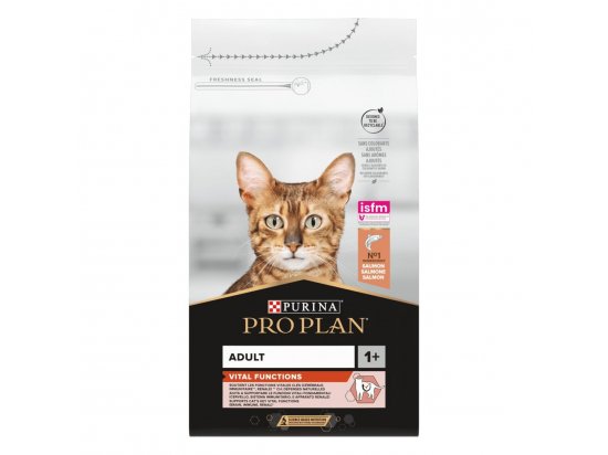 Фото - сухой корм Purina Pro Plan (Пурина Про План) Adult Vital Functions Salmon сухой корм для кошек ЛОСОСЬ