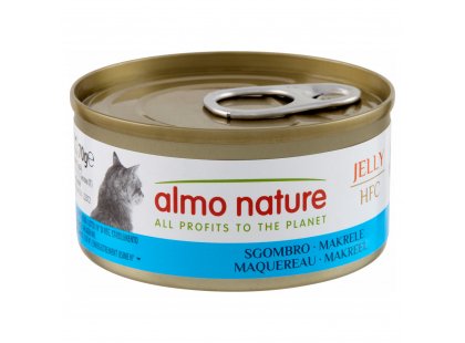 Фото - Almo Nature HFC JELLY MACKEREL консерви для кішок СКУМБРІЯ, желе вологий корм (консерви) Almo Nature HFC JELLY MACKEREL консерви для кішок СКУМБРІЯ, желе
