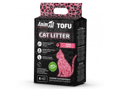 Фото 3 -  наполнители AnimAll TOFU (ТОФУ) СОЕВЫЙ наполнитель в туалет для кошек САКУРА