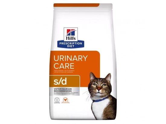 Фото - ветеринарные корма Hill's Prescription Diet s/d Urinary Care корм для кошек курицей