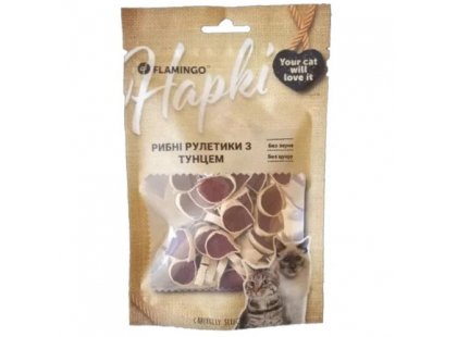 Фото - Flamingo Лакомство для кошек СУШИ ИЗ ТУНЦА лакомства Flamingo Лакомство для кошек СУШИ ИЗ ТУНЦА