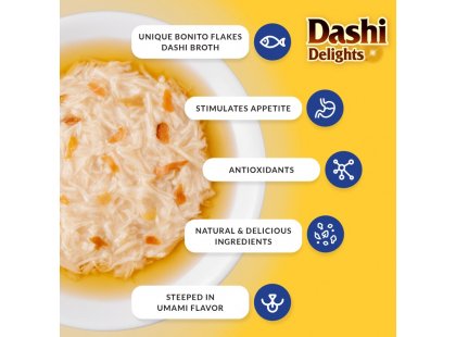 Фото 4 -  лакомства Inaba Cat Dashi Delights лакомство для кошек КУРИЦА С ТУНЦОМ И ЛОСОСЕМ