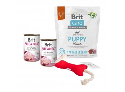 Фото 3 -  сухий корм Brit Care GIFT BOX Hypoallergenic Puppy  набір для цуценят