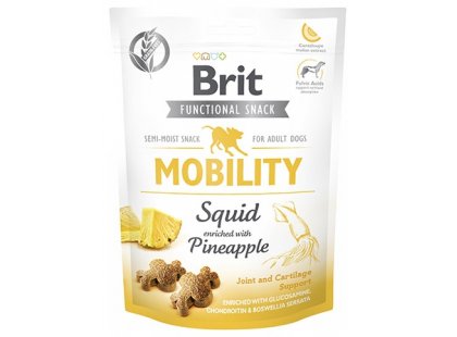 Фото - лакомства Brit Care Dog Snack Mobility Squid & Pineapple лакомства для поддержания здоровья суставов у собак КАЛЬМАР и АНАНАС