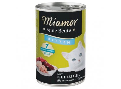 Фото 2 -  влажный корм (консервы) Miamor Feine Beute Kitten mit Geflügel беззерновой влажный корм для котят ПТИЦА