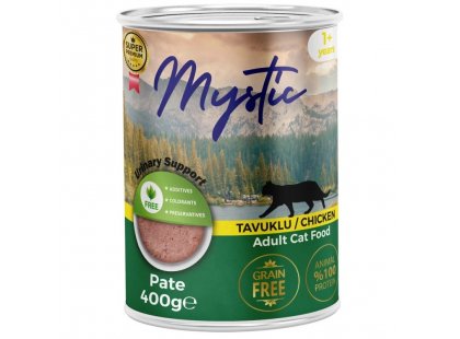 Фото - Mystic Cat Chicken Pate влажный корм для кошек, КУРИЦА, паштет влажный корм (консервы) Mystic Cat Chicken Pate влажный корм для кошек, КУРИЦА, паштет