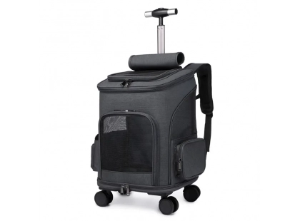 Фото - переноски, сумки, рюкзаки Voyager Pet Trolley Bag водонепроницаемая тележка-рюкзак для кошек и собак, графит