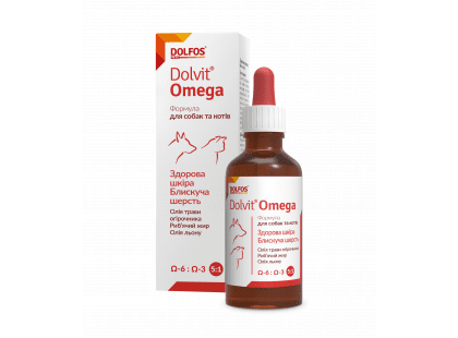 Фото - Dolfos DOLVIT OMEGA (ДОВВІТ ОМЕГА ШКІРА І ШЕРСТЬ) добавка для собак і кішок для шкіри та шерсті Dolfos DOLVIT OMEGA (ДОВВІТ ОМЕГА ШКІРА І ШЕРСТЬ) добавка для собак і кішок