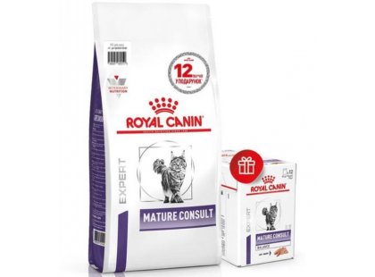 Фото - Royal Canin MATURE CONSULT ветеринарная диета для котов и кошек старше 7 лет без видимых признаков старения сухой корм Royal Canin MATURE CONSULT ветеринарная диета для котов и кошек старше 7 лет без видимых признаков старения