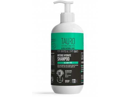 Фото - повседневная косметика Tauro (Тауро) Pro Line Ultra Natural Care for White & Light Coats увлажняющий шампунь для шерсти и кожи собак и кошек белого, светлого окраса