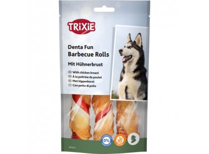Фото - Trixie Denta Fun Barbecue Rolls лакомство для собак КУРИЦА лакомства Trixie Denta Fun Barbecue Rolls лакомство для собак КУРИЦА