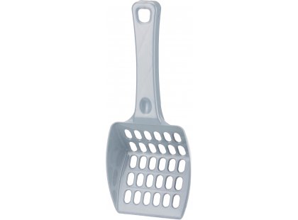 Фото 8 -  туалеты, лотки AnimAll закрытый туалет для кошек с лопаткой CNR-143, серый