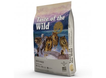 Фото 2 -  сухий корм Taste of the Wild WETLANDS CANINE FORMULA - корм для собак з м'ясом смаженої дичини