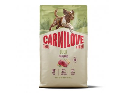 Фото - Carnilove True Fresh Puppy Duck сухий беззерновий корм для цуценят КАЧКА сухий корм Carnilove True Fresh Puppy Duck сухий беззерновий корм для цуценят КАЧКА