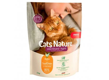 Фото 2 -  сухой корм Mera Nature Sterilised Light Adult Chiken сухой корм для стерилизованных кошек КУРИЦА