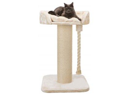 Фото 6 -  дряпалки, з будиночками Trixie КЛАРА кігтеточка-стовпчик з лежаком для великих кішок, кремовий (44677)