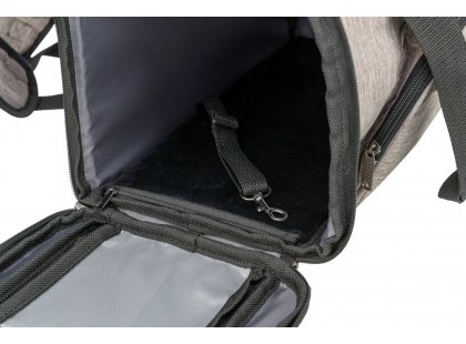 Фото 5 -  переноски, сумки, рюкзаки Trixie (Тріксі) SHIVA сумка-рюкзак для переноски тварин, бежевий