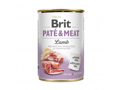 Фото - Brit Pate & Meat Dog Lamb консервы для собак, ЯГНЕНОК В ПАШТЕТЕ влажный корм (консервы) Brit Pate & Meat Dog Lamb консервы для собак, ЯГНЕНОК В ПАШТЕТЕ