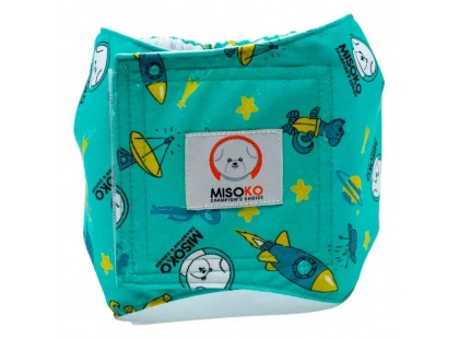 Фото - Misoko&Co (Місоко і Ко) Багаторазовий підгузок для собак (кобелів), РАКЕТИ / М'ЯТНИЙ підгузки та трусики Misoko&Co (Місоко і Ко) Багаторазовий підгузок для собак (кобелів), РАКЕТИ / М'ЯТНИЙ