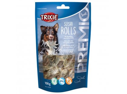 Фото - Trixie Premio Sushi Rolls лакомства для собак РОЛЛЫ ИЗ БЕЛОЙ РЫБЫ (31573) лакомства Trixie Premio Sushi Rolls лакомства для собак РОЛЛЫ ИЗ БЕЛОЙ РЫБЫ (31573)