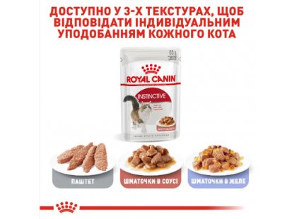 Фото 4 -  вологий корм (консерви) Royal Canin INSTINCTIVE in GRAVY консерви для котів