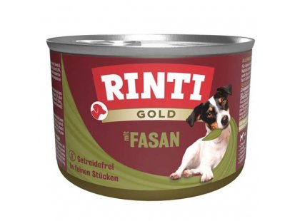 Фото - Rinti Gold mit Fasan беззерновой влажный корм для собак ФАЗАН влажный корм (консервы) Rinti Gold mit Fasan беззерновой влажный корм для собак ФАЗАН