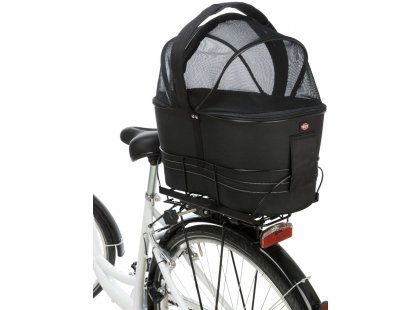 Фото 8 -  велоаксессуары Trixie Bicycle Basket сумка велосипедная для собак до 6 кг (13118)