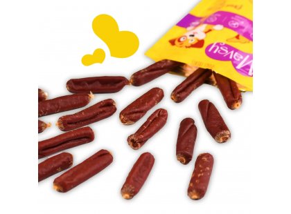 Фото 3 -  ласощі Mavsy Dried Duck Sausage ласощі сосиски для собак КАЧКА