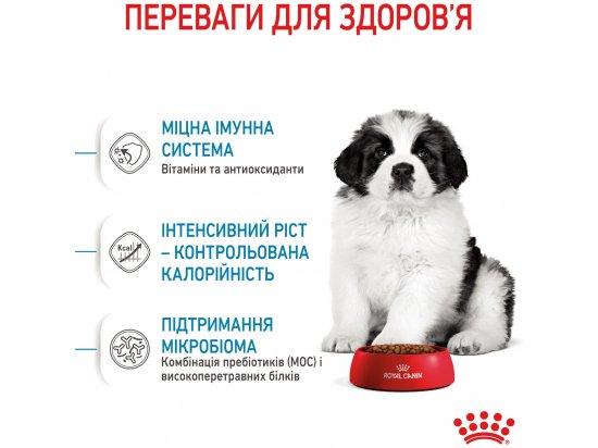 Фото - сухий корм Royal Canin GIANT PUPPY корм для цуценята гігантських порід від 2 до 8 місяців