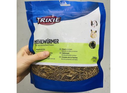 Фото 3 -  ласощі Trixie MEALWORMS ласощі для гризунів, черв'яки сушені (60796)