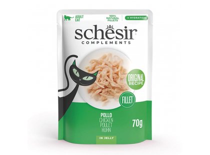 Фото - Schesir (Шезир) консервы для кошек Филе Курицы влажный корм (консервы) Schesir (Шезир) консервы для кошек Филе Курицы