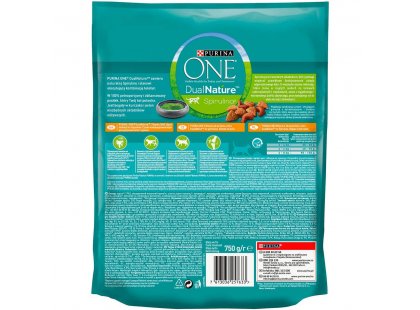 Фото - сухой корм Purina One (Пурина Ван) Dual Nature корм для кошек КУРИЦА И СПИРУЛИНА