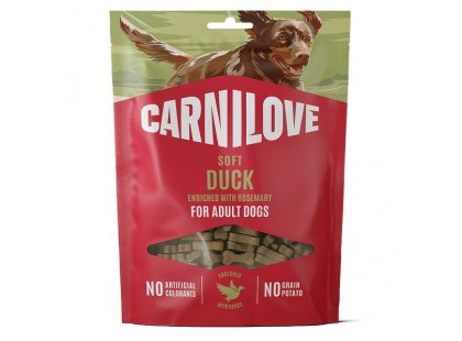 Фото - Carnilove Soft Snack Duck with Rosemary ласощі для собак КАЧКА І РОЗМАРИН ласощі Carnilove Soft Snack Duck with Rosemary ласощі для собак КАЧКА І РОЗМАРИН