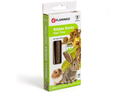 Фото - Flamingo (Фламінго) KIWI WOOD (ПАЛИЧКИ КІВІ ГІГІЄНА ЗУБІВ) для гризунів, 14,5 см / 40 г ласощі Flamingo (Фламінго) KIWI WOOD (ПАЛИЧКИ КІВІ ГІГІЄНА ЗУБІВ) для гризунів, 14,5 см / 40 г