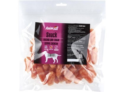 Фото 2 -  лакомства AnimAll Snack куриные сосиски для собак