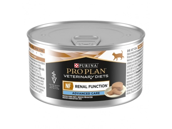 Фото - ветеринарні корми Purina Pro Plan (Пуріна Про План) Veterinary Diets NF Renal Function Advanced Care лікувальний вологий корм для кішок із захворюваннями нирок, мус