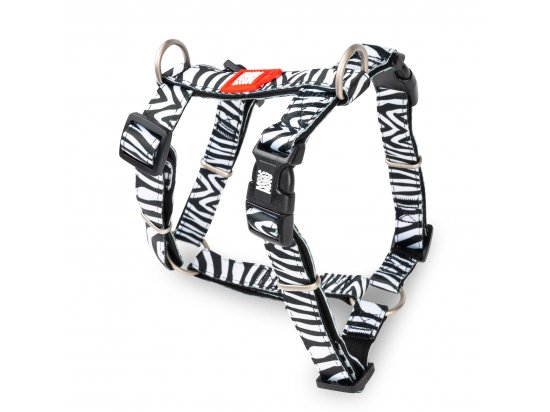 Фото - амуніція Max & Molly Urban Pets H-Harness шлея для собаки Zebra