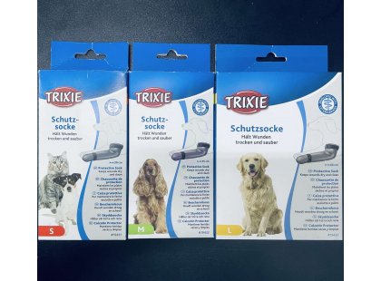 Фото 3 -  попоны, воротники, ботинки Trixie PROTECTIVE SOCK Защитные носки для собак, силикон