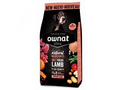 Фото - Ownat Ultra Medium Lamb сухой корм для собак средних пород ЯГНЕНОК сухой корм Ownat Ultra Medium Lamb сухой корм для собак средних пород ЯГНЕНОК
