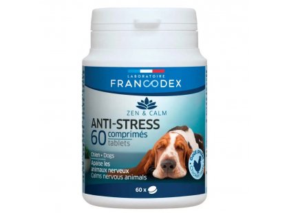 Фото - Francodex Anti-Stress Tablets пігулки від стресу для собак для нервової системи (від стресу) Francodex Anti-Stress Tablets пігулки від стресу для собак