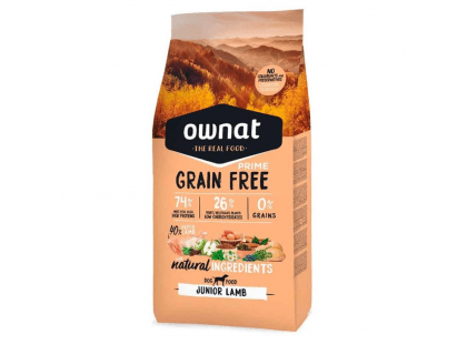 Фото - Ownat Grain Free Junior Lamb сухой беззерновой корм для щенков ЯГНЕНОК сухой корм Ownat Grain Free Junior Lamb сухой беззерновой корм для щенков ЯГНЕНОК