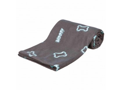 Фото - Trixie Barney ковдра для котів і собак, коричневий з білим лежаки, матраси, килимки та будиночки Trixie Barney ковдра для котів і собак, коричневий з білим