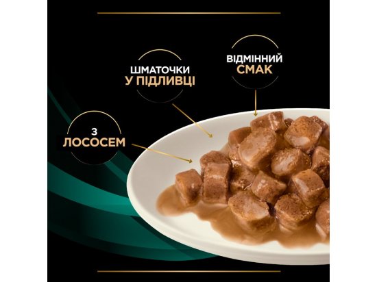 Фото - ветеринарные корма Purina Pro Plan (Пурина Про План) Veterinary Diets EN Gastrointestinal Salmon влажный лечебный корм для кошек c заболеваниями ЖКТ, ЛОСОСЬ