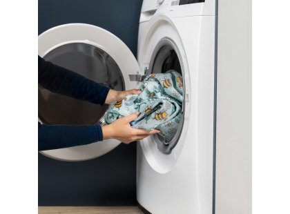 Фото 5 -  туалеты, пеленки, трусики Misoko&Co (Мисоко и Ко) многоразовые пеленки для собак, ГОЛУБОЙ/ПЧЕЛЫ