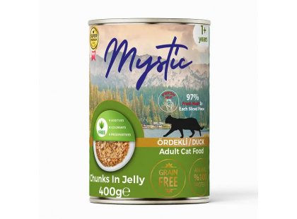 Фото - Mystic Cat Duck Jelly вологий корм для котів, шматочки в желе КАЧКА вологий корм (консерви) Mystic Cat Duck Jelly вологий корм для котів, шматочки в желе КАЧКА