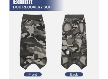 Фото 3 -  попоны, воротники, ботинки Fovis Derby Fashion Style Camouflage послеоперационная попона для собак, камуфляж