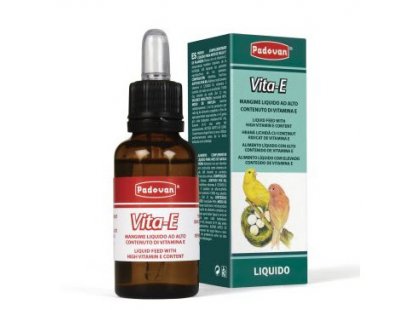 Фото - Padovan Vita-E Liquid додатковий рідкий корм (підгодовування) для птахів, що живуть у клітках і вольєрах корм для птахів Padovan Vita-E Liquid додатковий рідкий корм (підгодовування) для птахів, що живуть у клітках і вольєрах