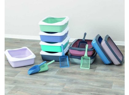 Фото 5 -  туалеты, лотки Trixie Mio открытый туалет с бортиком для котят (4040)