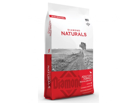 Фото - сухой корм Diamond (Даймонд) NATURALS ADULT DOG LAMB & RICE сухой корм для взрослых собак ЯГНЕНОК и РИС