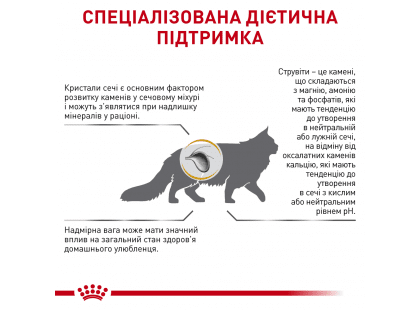 Фото 5 -  ветеринарные корма Royal Canin URINARY S/O MODERATE CALORIE сухой лечебный корм для кошек